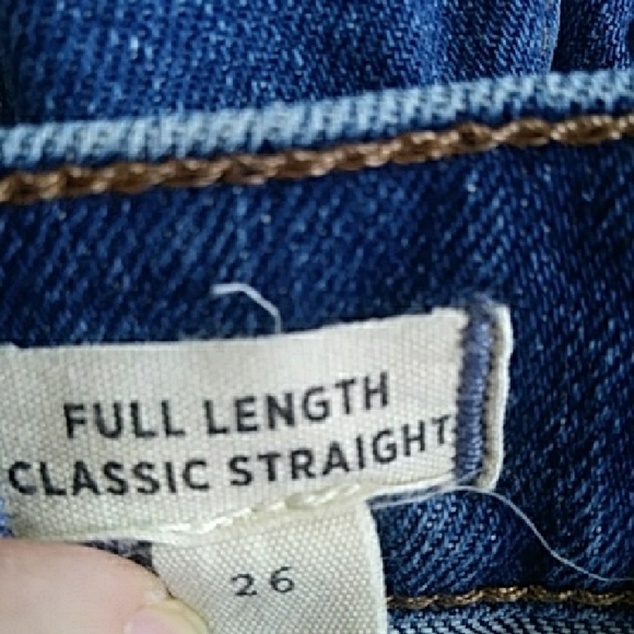 Madewell Full Length Classic Straight Jeans with Surplus Pocket Edition Size 26 - Picture 8 of 12